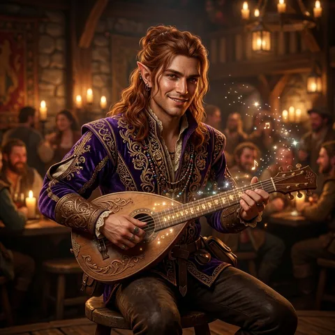 Bard character portrait
