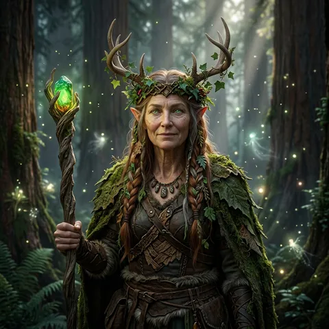 Druid character portrait