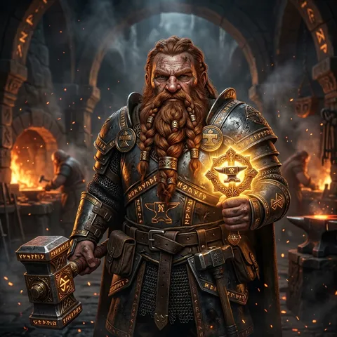 Dwarf Cleric - Bromdir Ironmantle